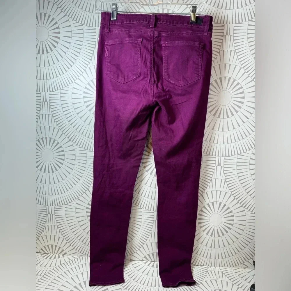PAIGE‎ Women’s Purple Hoxton Ultra Skinny Jeans Size 29 - Picture 2 of 7